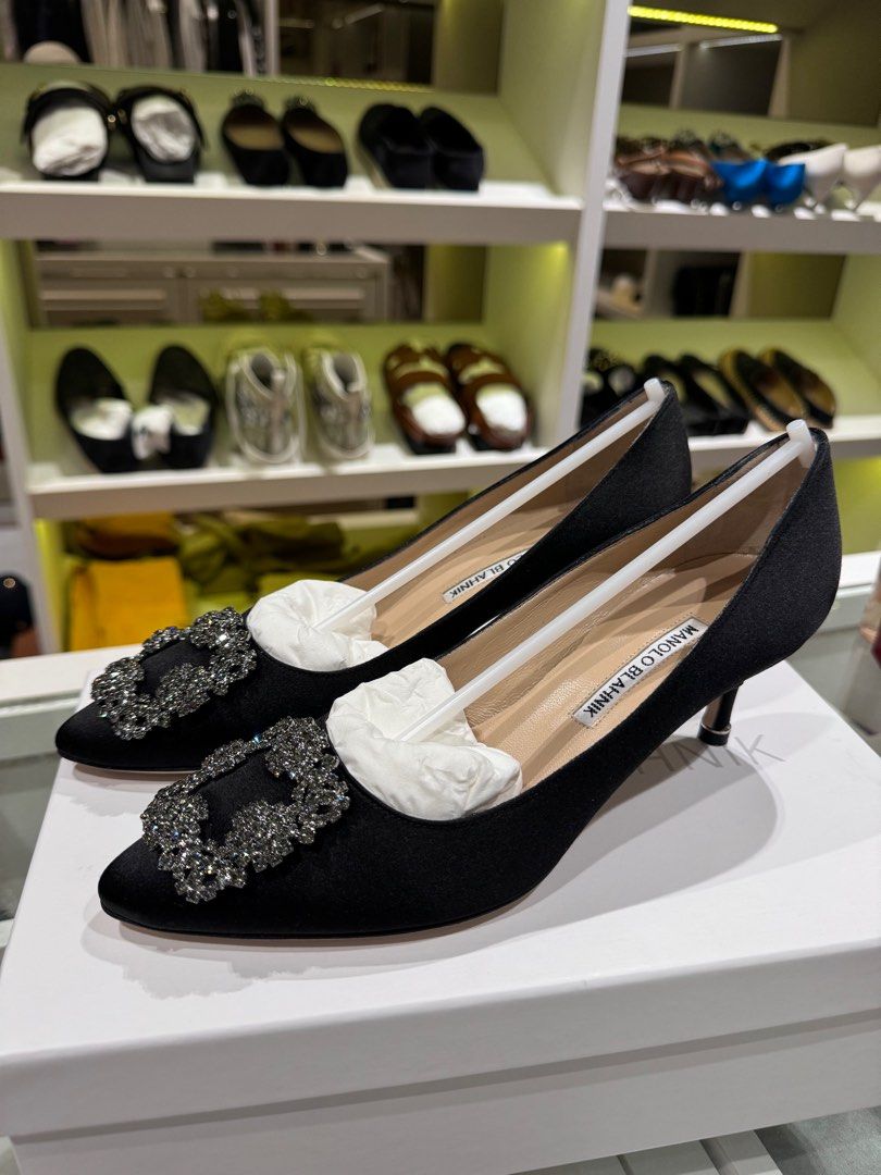 Manolo Blahnik Hangisi 50 Women s Fashion Footwear Heels on Carousell