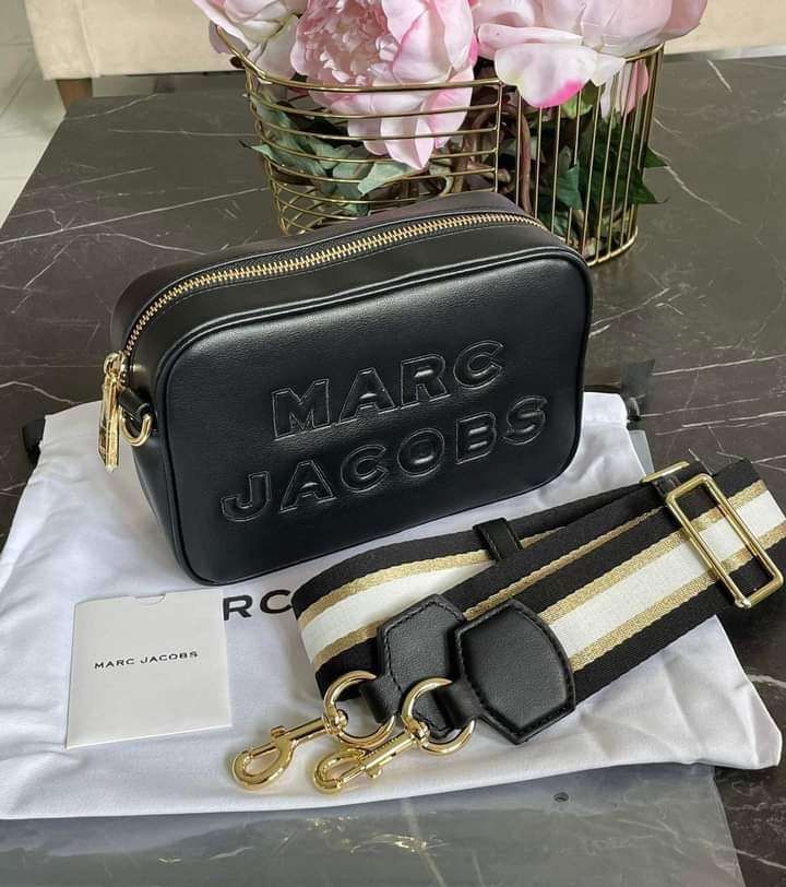 Marc Jacobs Flash Leather Crossbody Bag Black M0014465, Women's
