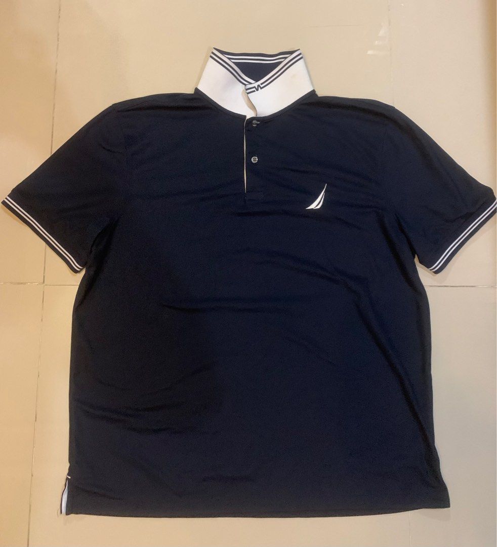 Nautica polo shirt (Category: Tshirts & Polo Shirts ) located in Quezon City. Submitted by freeman520 (Listing ID 1306703631, Image 1). Description: Nautica Polo shirt Size XL Theres a written name inside collar but not noticeable when worn since you’ll fold it. .