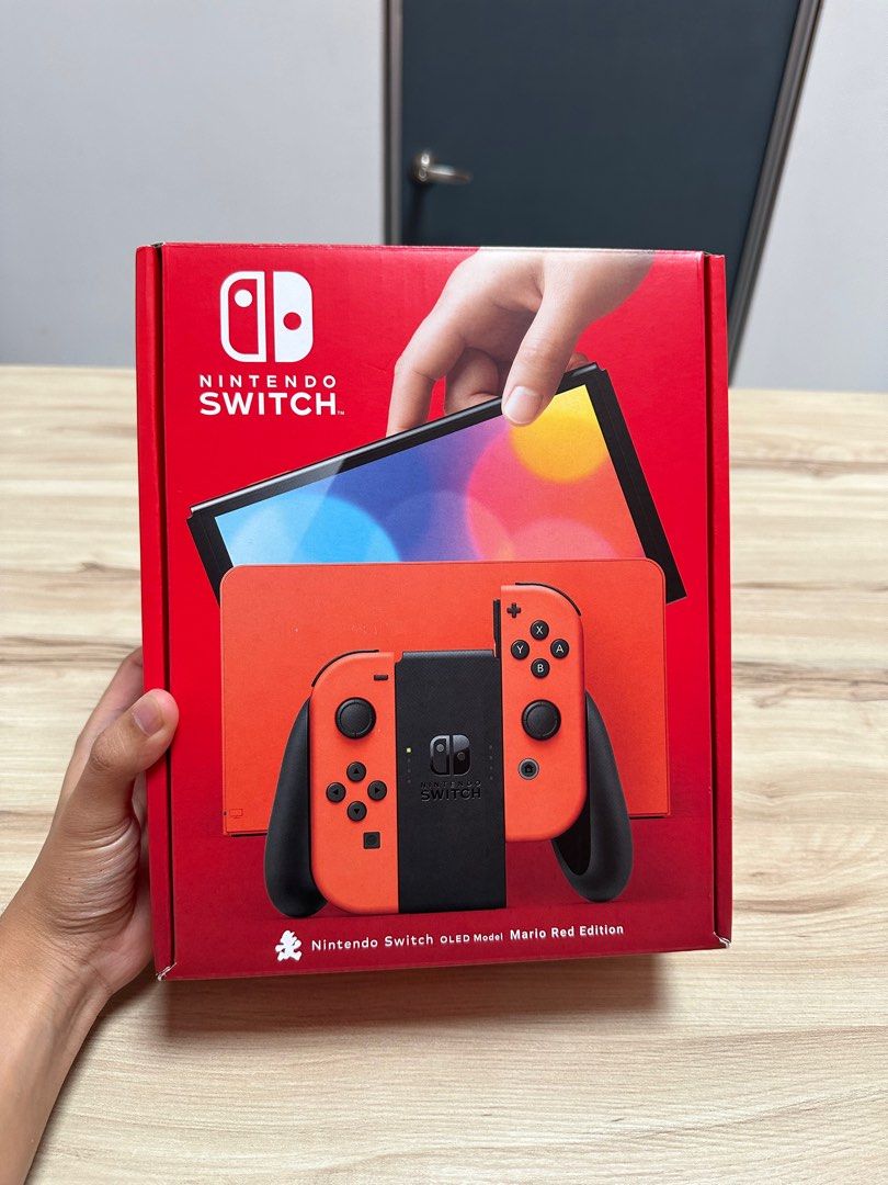 [NEW REDUCED PRICE] Nintendo Switch OLED Brand New In Box Mario Red ...