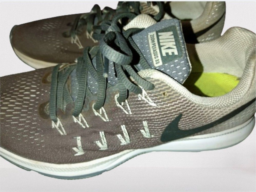 nike 1 pegasus 33 running shoes gray