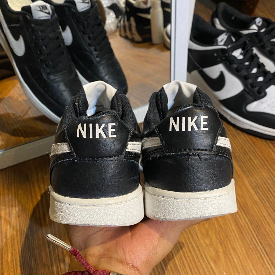 Nike Court Vision Black White leather casual original murah not dunk Nike Court Vision Black White leather casual original murah not dunk