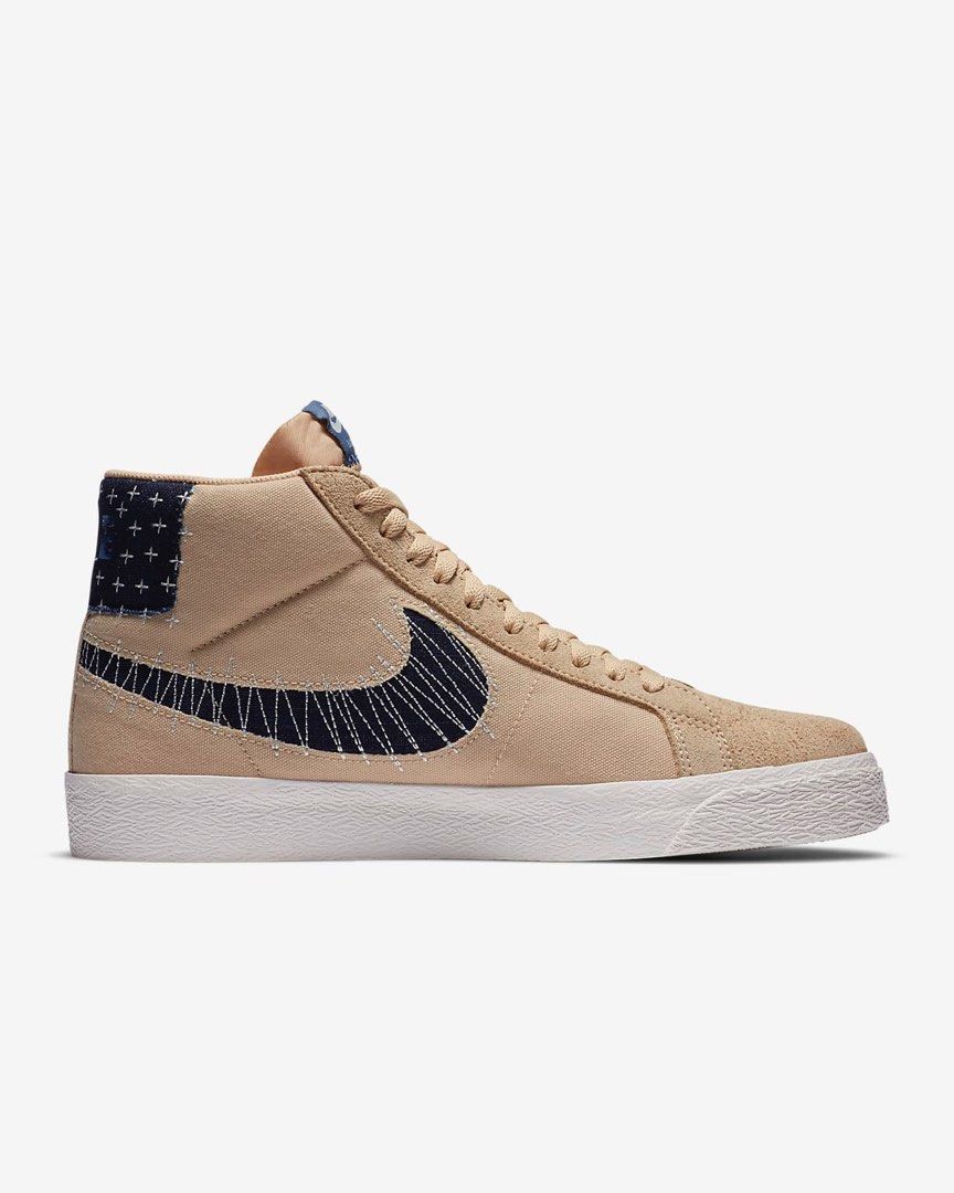 nike sb blazer sashiko sesame