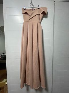 One-shoulder Maxi dress in Pink