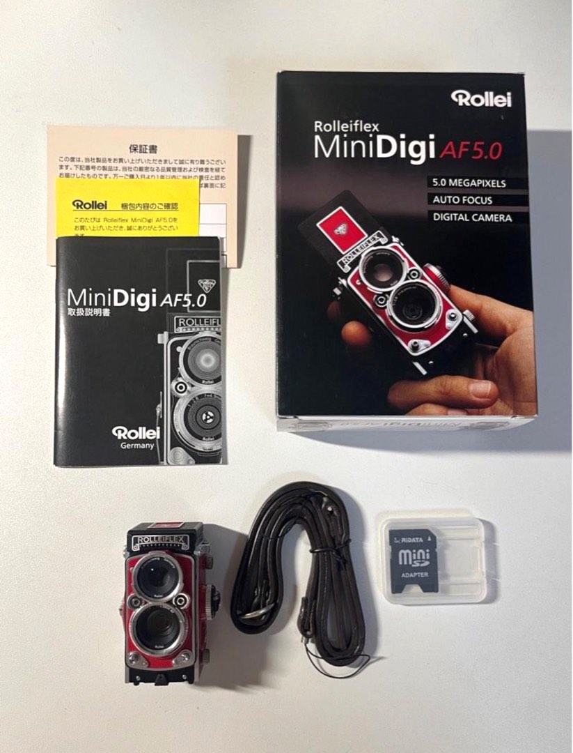 トイカメラ Rolleiflex MiniDigi AF5.0 RED（ローライフレックス