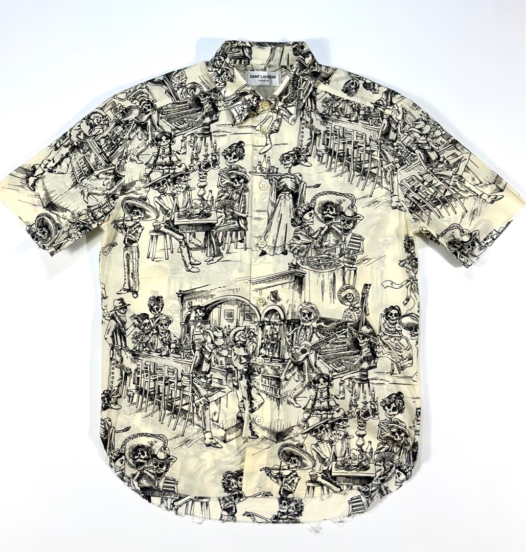 Saint laurent mexican shirt new arrivals