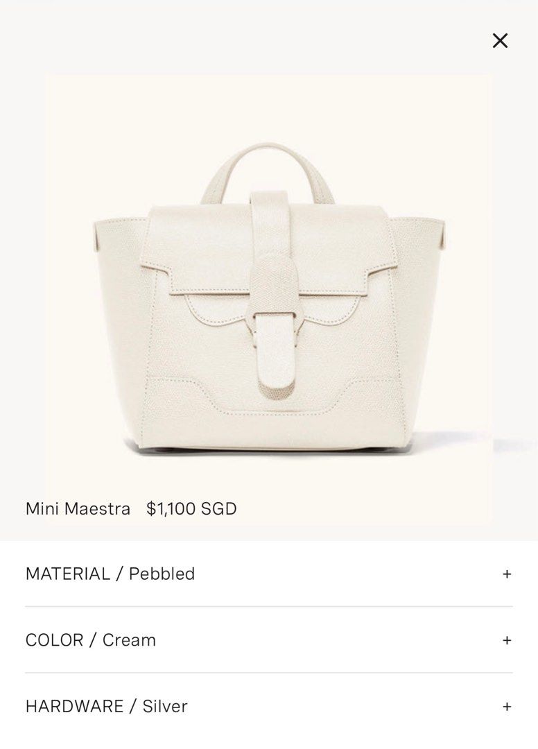 Senreve mini maestra shoulder bag, Women's Fashion, Bags Wallets