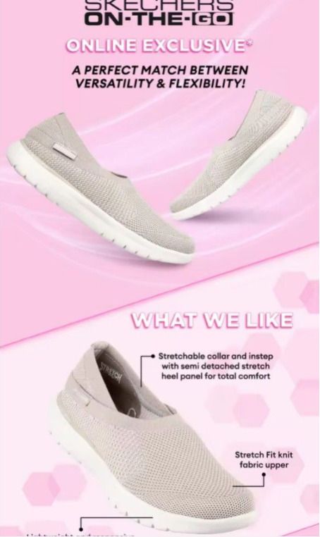 Skechers Women On The GO Flex Shoes Air Cooled Goga Mat Retail Price 129