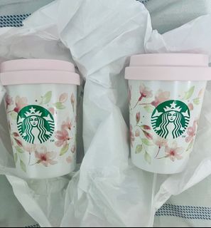 Starbucks JAPAN SAKURA Cherry Blossoms 2024 stainless steel bottle natural 237ml