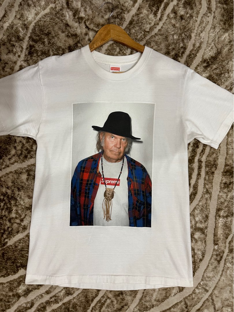 Supreme neil young tee best sale