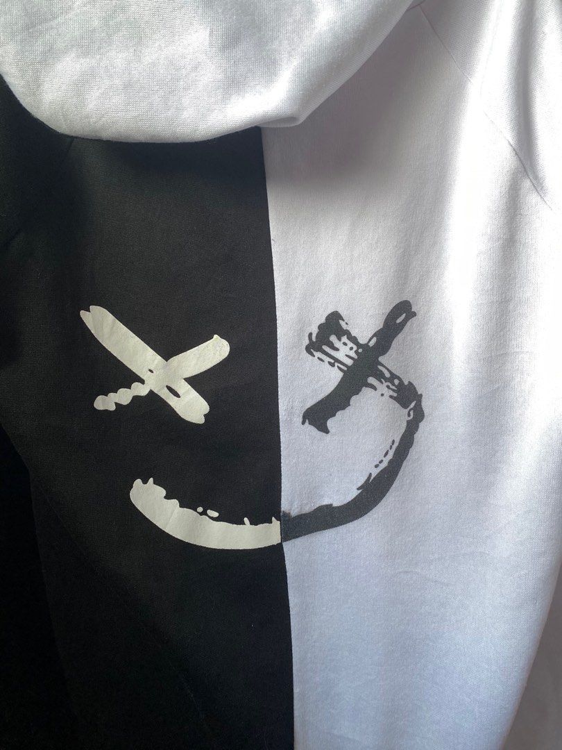 Sweatshirt hoodie printed be happy dj marshmello 2 color black white