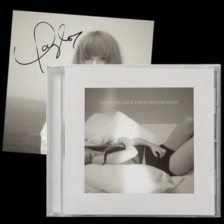 Taylor Swift Signed The Tortured Poets Department CD