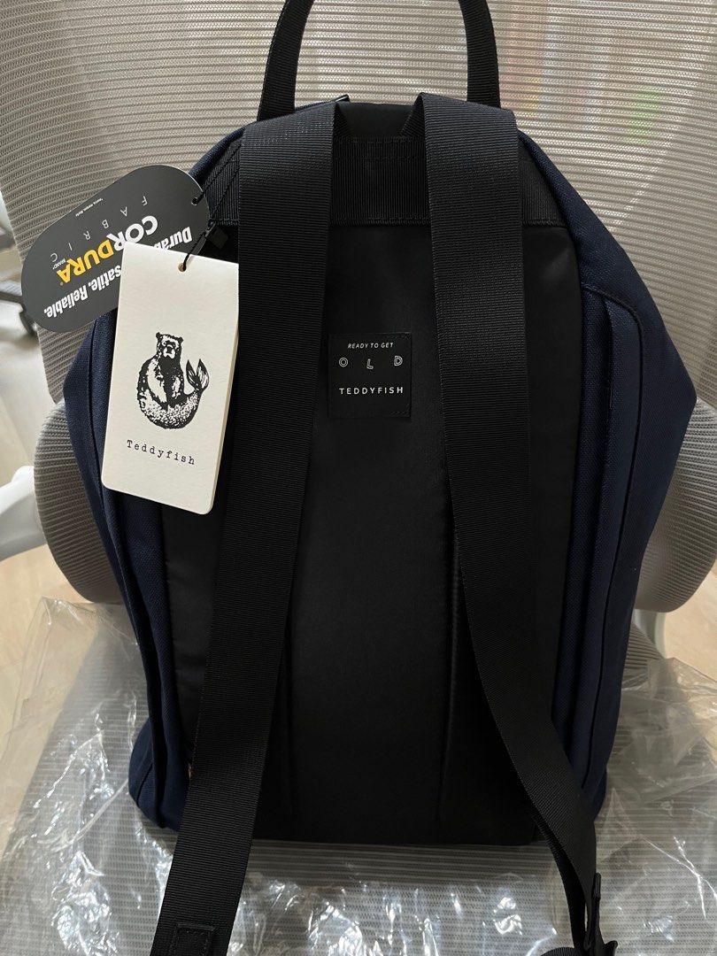 Teddy Fish bagpack Codura fabric, Men's Fashion, Bags, Backpacks