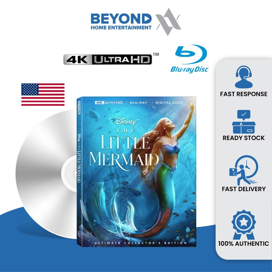 The Little Mermaid (2023) Disney Movie Club Exclusive [4K Ultra HD