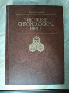 THE REESE CHRONOLOGICAL BIBLE: King James Version, By  Edward Reese & Frank R. Klassen , Classic 1977 Edition. This volume printed 1980