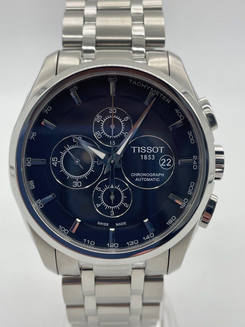 Tissot Automatic Chronograph 43mm Watch T035627A Men s Fashion Watches Accessories Watches on Carousell