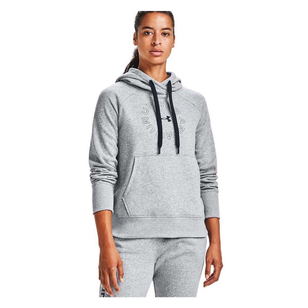 Under Armour Womens Hoodies Hoody Rival Fleece Metallic Ladies Pullover Hoodie Size S Women s Fashion Activewear on Carousell