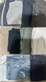 Uniqlo / Zara / GU / American Eagle Jeans and Trousers