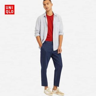 UNIQLO EZY RELAXED FIT ANKLE PANTS