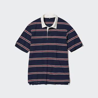UNIQLO Men's Rugger Striped Polo Shirt Small
