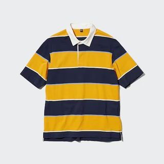 UNIQLO Men's Rugger Striped Polo Shirt Small