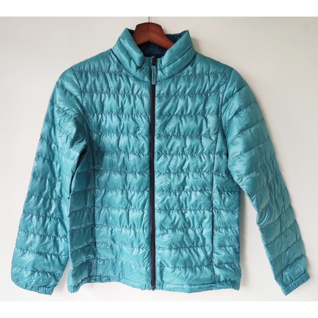 UNIQLO Teal Ultralight Down Jacket Women s S Kids 150
