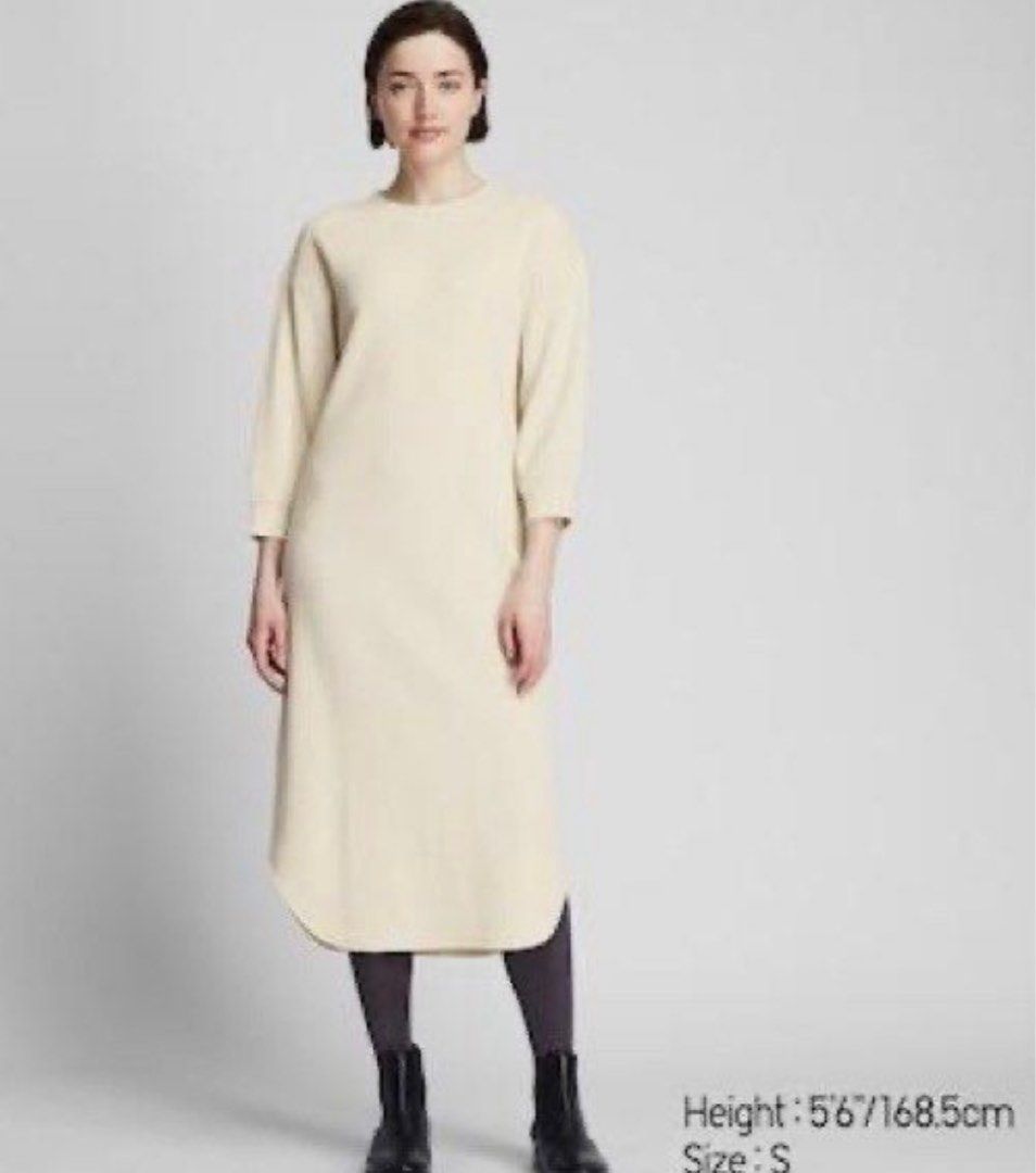uniqlo waffle knit dress DRESS, Women's Fashion, Dresses & Sets, Dresses on Carousell modern empress aesthetic