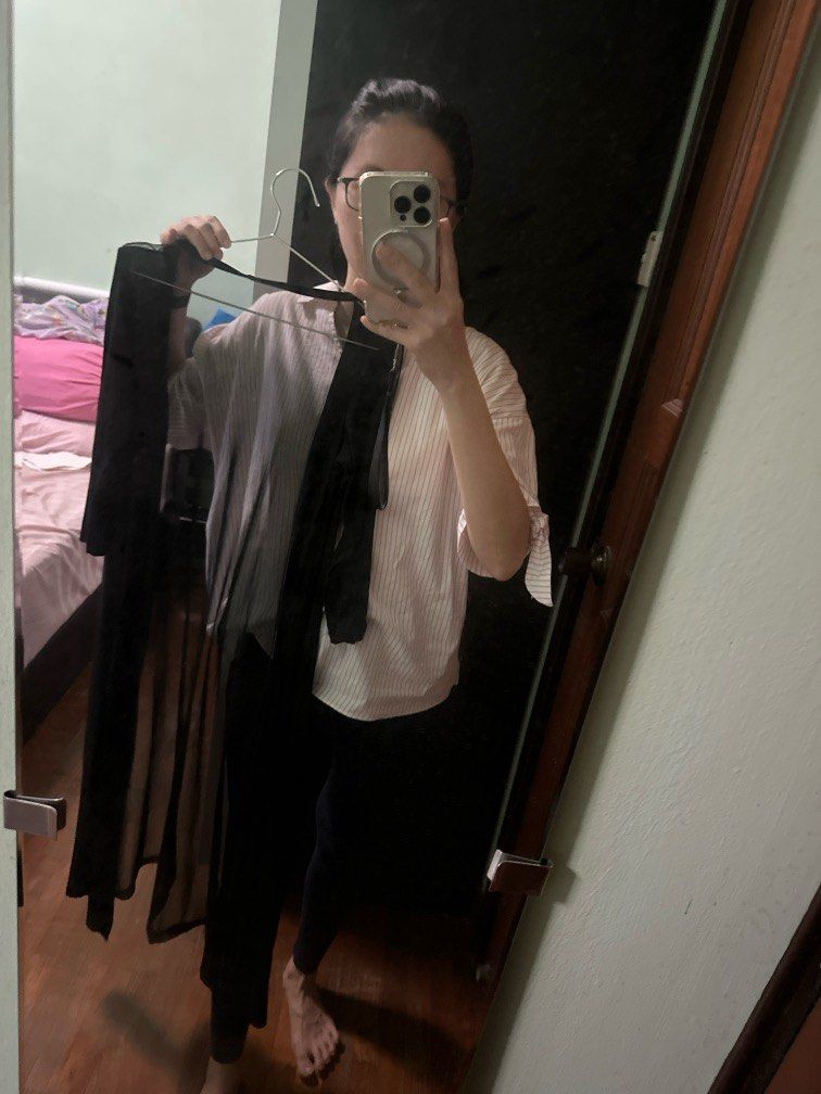 Translucent cardigan sale