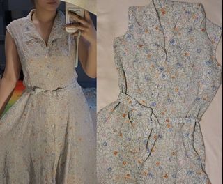 Vintage button down dress