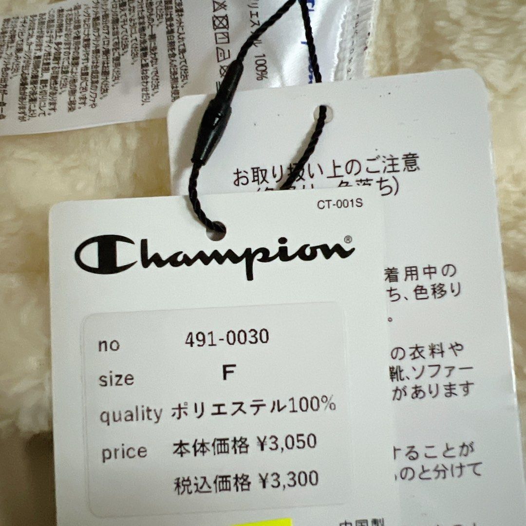 White fluffy champion hoodie on sale