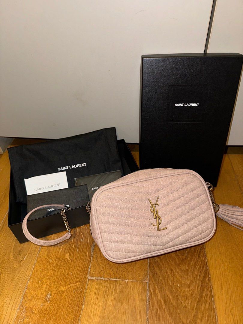 Ysl mini lou marble pink 2025