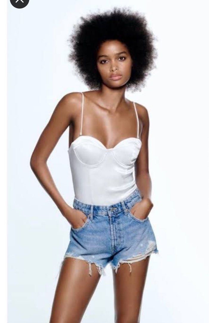 Zara satin bodysuit outlet