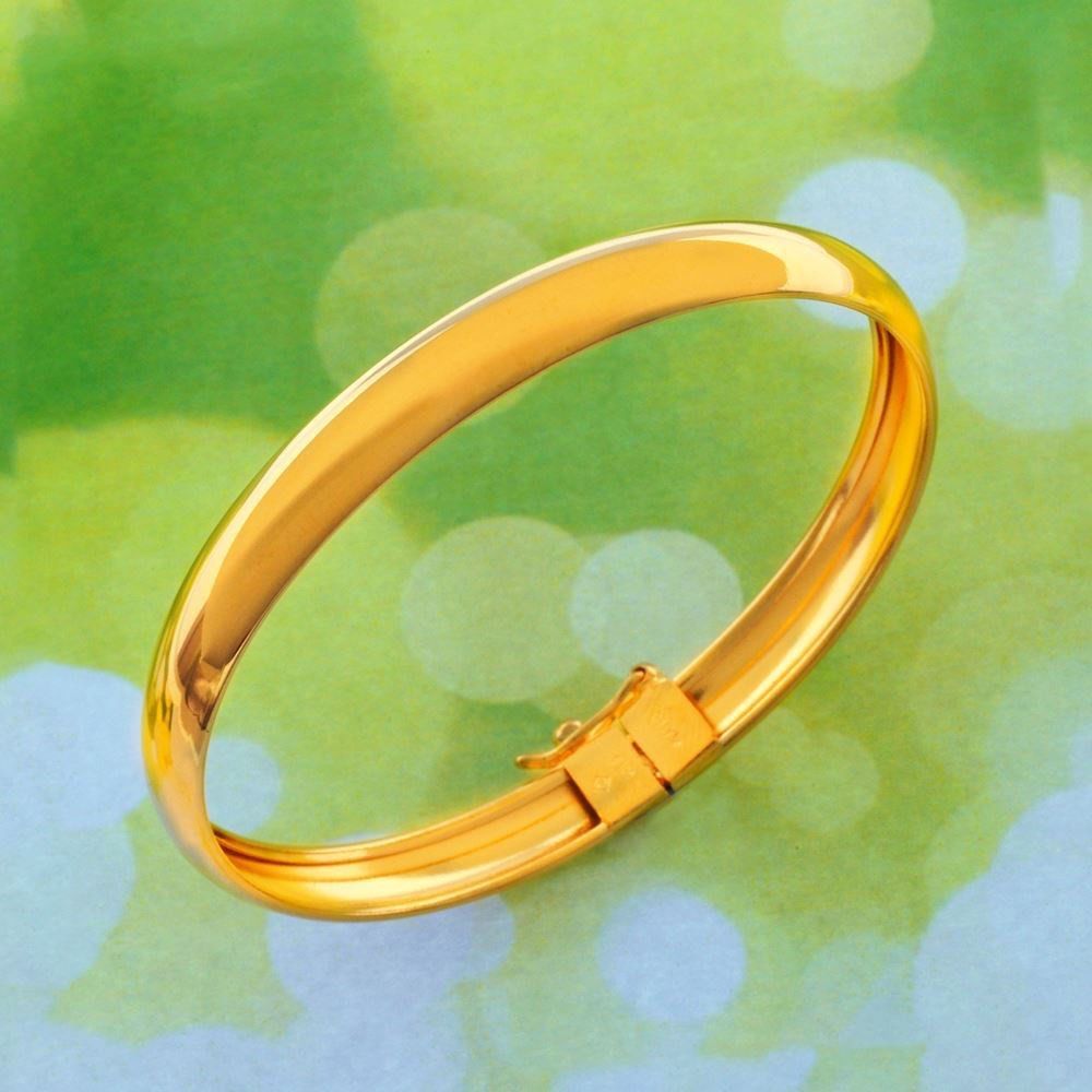 ZHULIAN 24K GOLD PLATED BANGLE