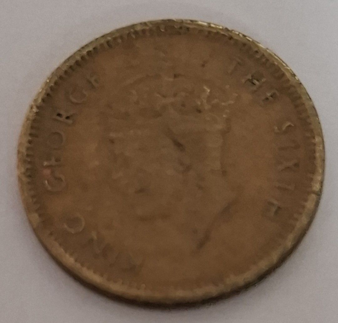 男人頭，五仙，1949年，1個，荔景交收，7-11等, 興趣及遊戲, 收藏品及紀念品, 錢幣- Carousell