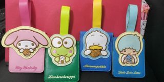 2021 Sanrio Characters Leather Card Holder/Bag Tag - My Melody, Keroppi, Pekkle, LTS