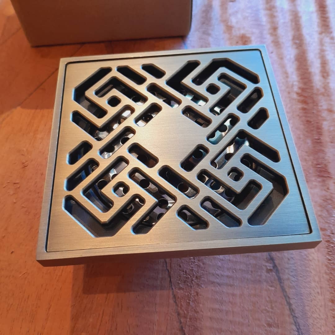 4 inches Bathroom Floor Trap/ Bathroom Floor Drain with Cover, Furniture & Home Living, Bathroom ...