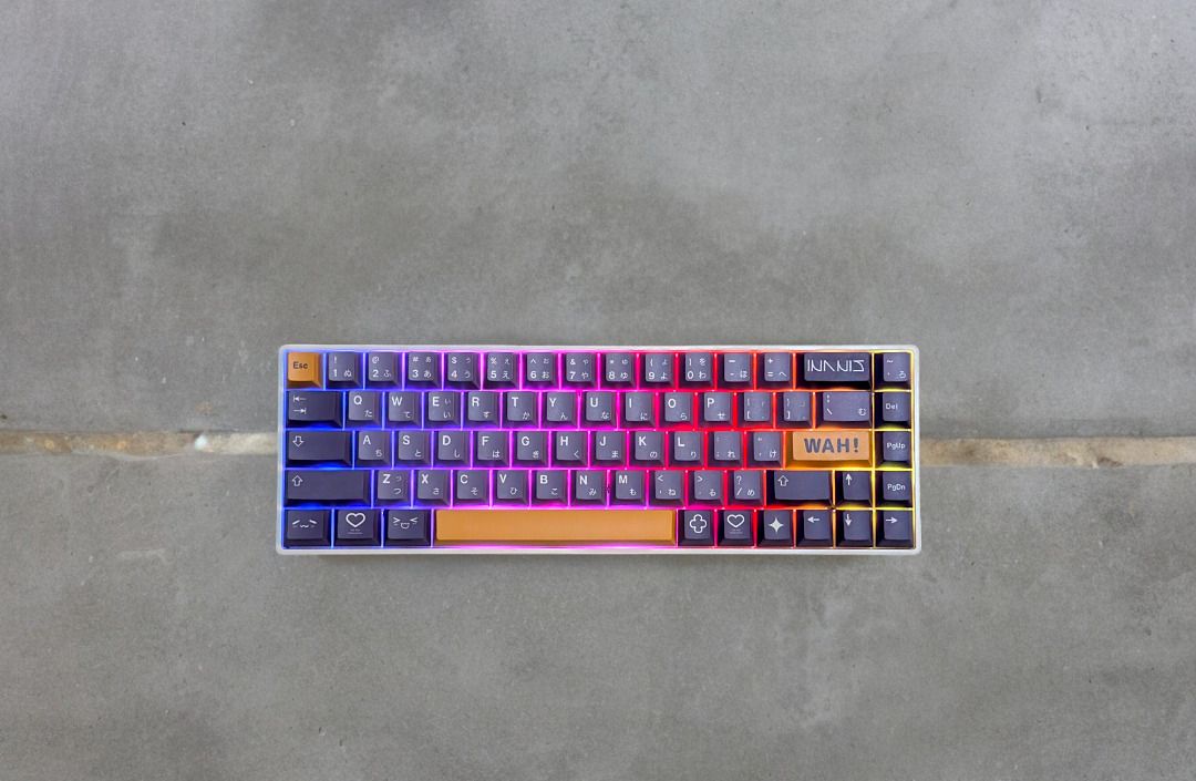 65% Custom Mechanical Keyboard (Eldergod2006)- Fully Modded Tri Mode ...