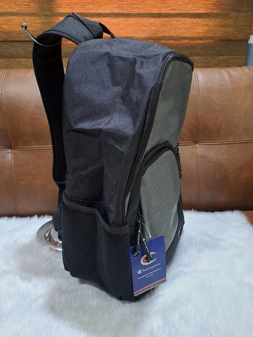 💯 Champion Backpack (Category: Backpacks) located in Marikina City. Submitted by BrandedStuffz (Listing ID 1309867005, Image 3). Description: CHAMPION BACKPACK🔥 ‼️❤️💯% ORIGINAL❤️‼️ ✅️ Dimension: H 17 x L 12 x W 6.5 inches ✅️Two compartments ✅️Padded laptop sleeve Brand New and 💯% Original/Legit from US 🇺🇸 Item Onhand 🇵🇭 and ready to ship 🛵..