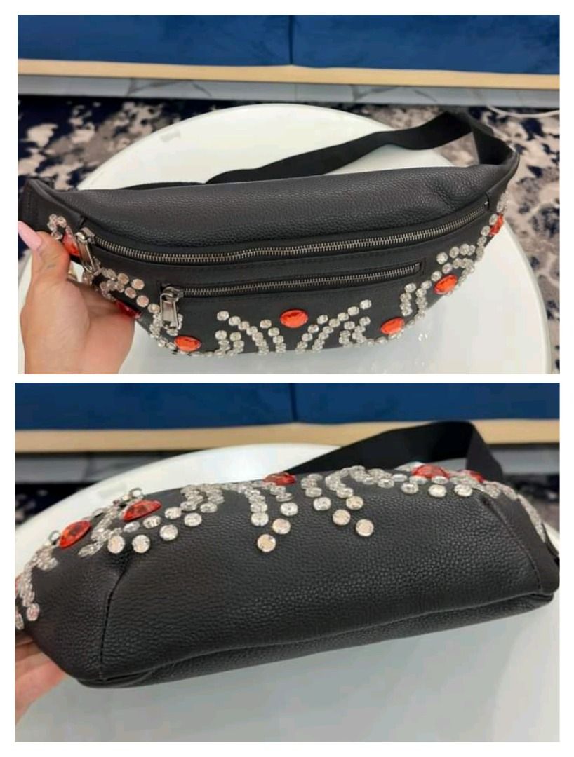 💜 Crystal Embellished Web Chedt/ Belt Bag (Category: Luxury Bags & Wallets) located in Lala. Submitted by mohsin0825 (Listing ID 1309743764, Image 3). Description: From Japan Small size 13,999 Plus sf In very good condition 📍Not affiliated or associated with any brand posted. All brands, product names and logos are the property of their respective original brand.