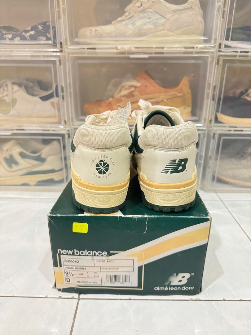 aime leon dore x 550 green yellow