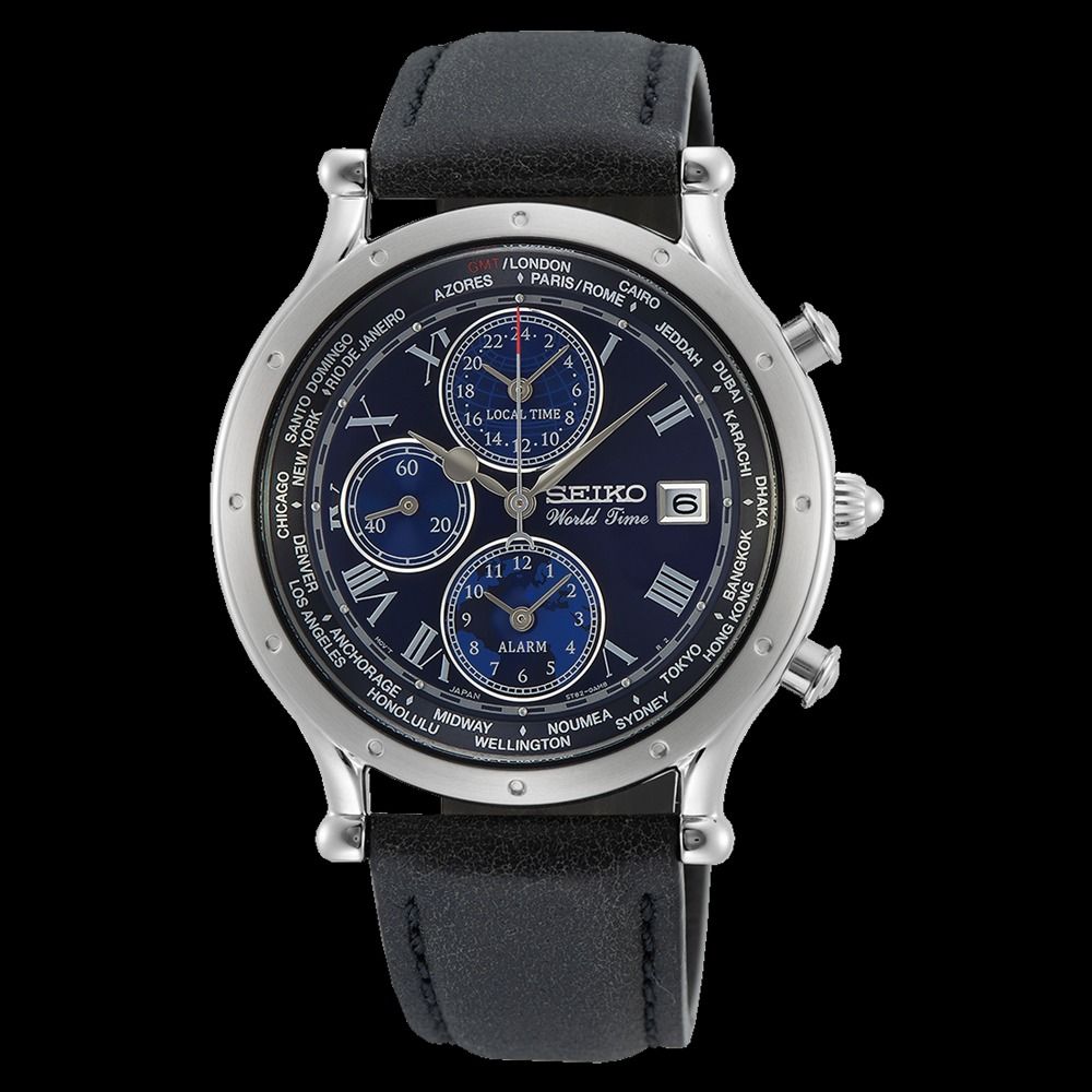 Seiko Chronograph X Age of Discovery 30th Anniversary World Time SPL059P1 30 SPL059P1