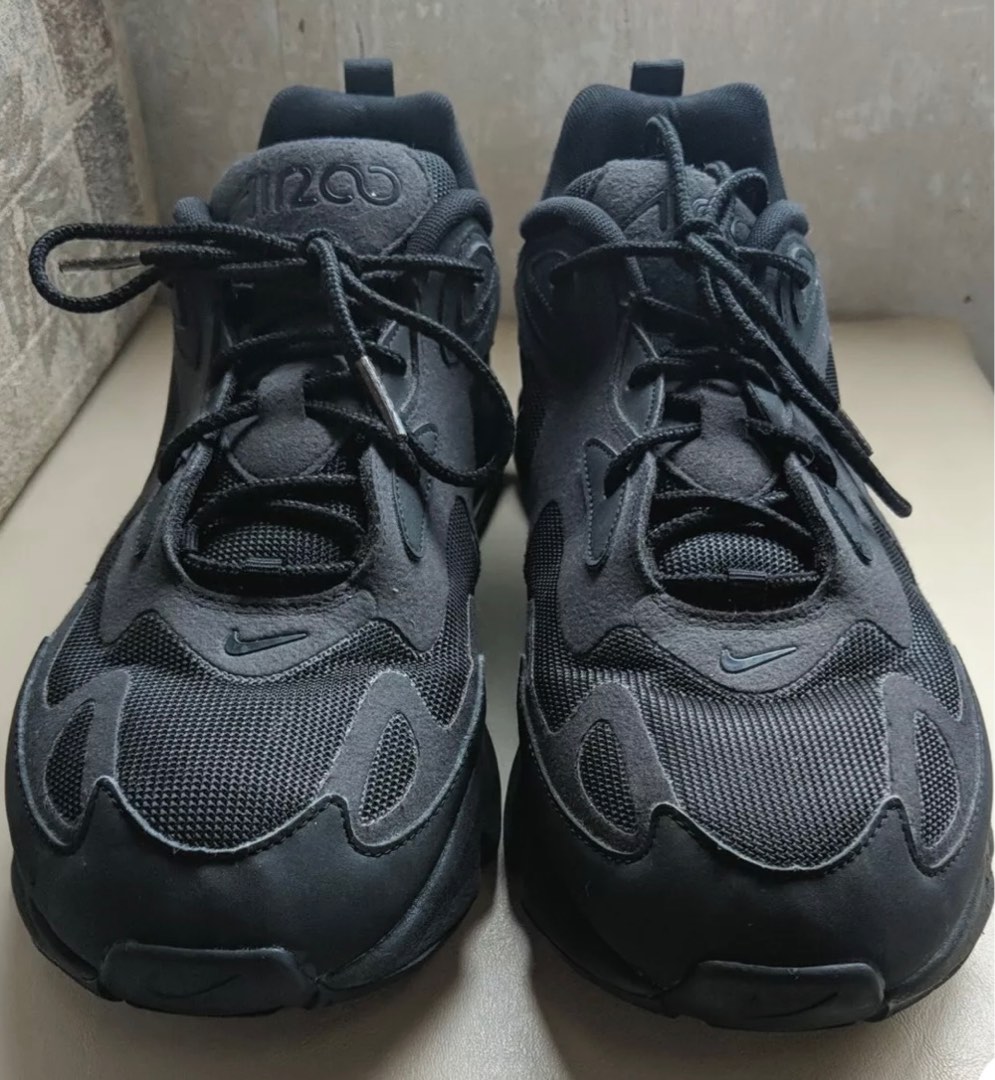 nike air max 200 triple black mens