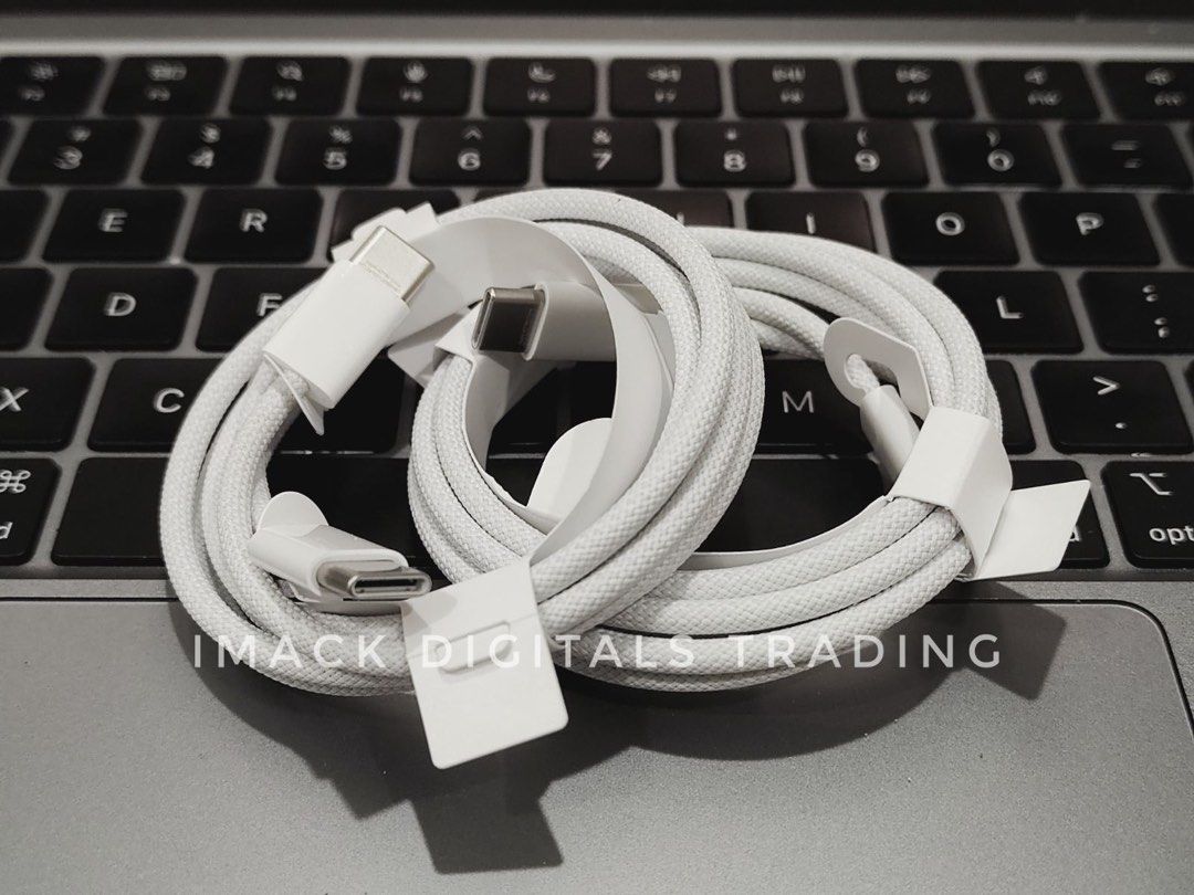 (UNISED) APPLE WOVEN TYPE C TO C CABLE (Category: Chargers & Cables) located in Taguig. Submitted by imackdigitalstrading (Listing ID 1309893856, Image 1). Description: Compatibility iPhone Models iPhone 15 Pro iPhone 15 Pro Max iPhone 15 iPhone 15 Plus iPad Models iPad Pro 13-inch (M4) iPad Pro 12.9-inch (6th generation) iPad Pro 12.9-inch (5th generation) iPad Pro 12.9-inch (4th generation) iPad Pro 12.9-inch (3rd generation) iPad Pro 11-inch (