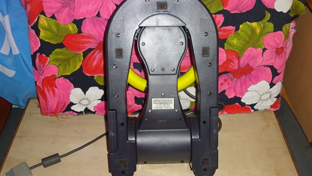 ASCII Hyper Steering V Steering Wheel PS1 (Category: Controllers) located in Paranaque City. Submitted by kutoi.ancheta (Listing ID 1309868114, Image 2). Description: ASCII Hyper Steering V Steering Wheel PS1 ₱2500 condition: untested! Compatibility is buyer's responsibility! as is only! no warranties! For display props or collection purposes! pm for inquiries. #asciicontroller #asciisteeringwheel #racingcontroller.