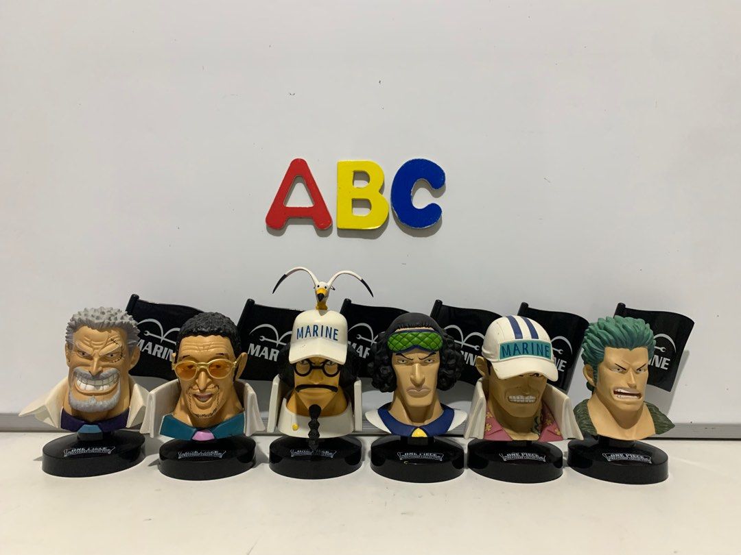 Authentic One Piece Head Bust (Category: Figurines & Statues) located in Davao. Submitted by hubfortots (Listing ID 1309828267, Image 2). Description: Authentic One Piece Anime Figures FOR SALE! AS IS!👌🏻 Complete Set of One Piece Great Deep Collection - Strawhat Crew Head Bust Complete Set of Marine Admirals Head Bust Price: PM us! Condition: What you see is what you get | Loose | No Box 📸 Please refer on actual photo posted 📷 📌PLEASE manage