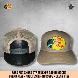 BASS PRO SHOPS TRUCKER CAP
IN MACHO BROWN
BRAND NEW 
ADULT OSFA
NO ISSUE 
CLEAN RTW
850+SF