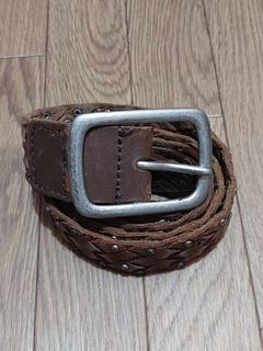 Braid Leather Belt
