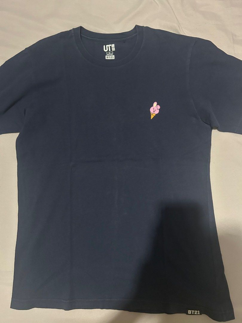BT 21 Uniqlo tshirt baju navy uniqlo BT 21 100 authentic uniqlo not h m not zara not bershka not pull and bear not executive not giordano not adlv