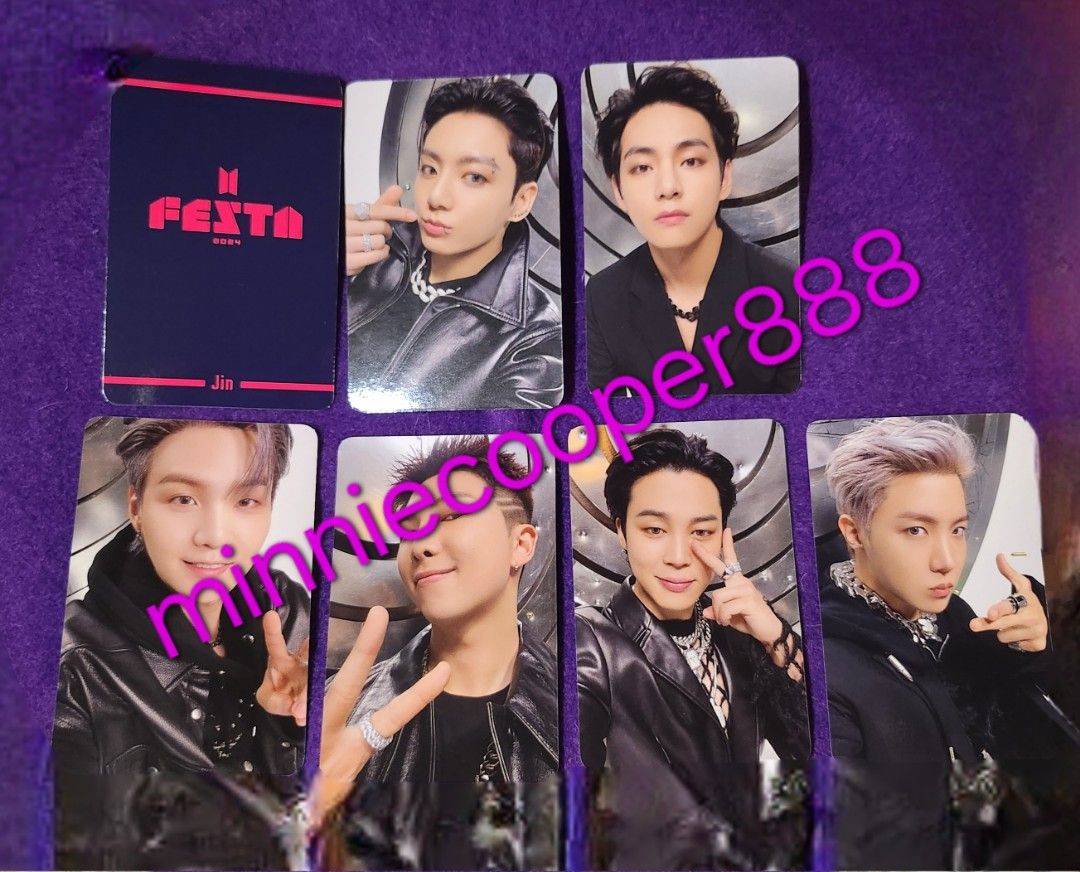 BTS Army Zone Festa 2024 Photocards, Hobbies & Toys, Memorabilia