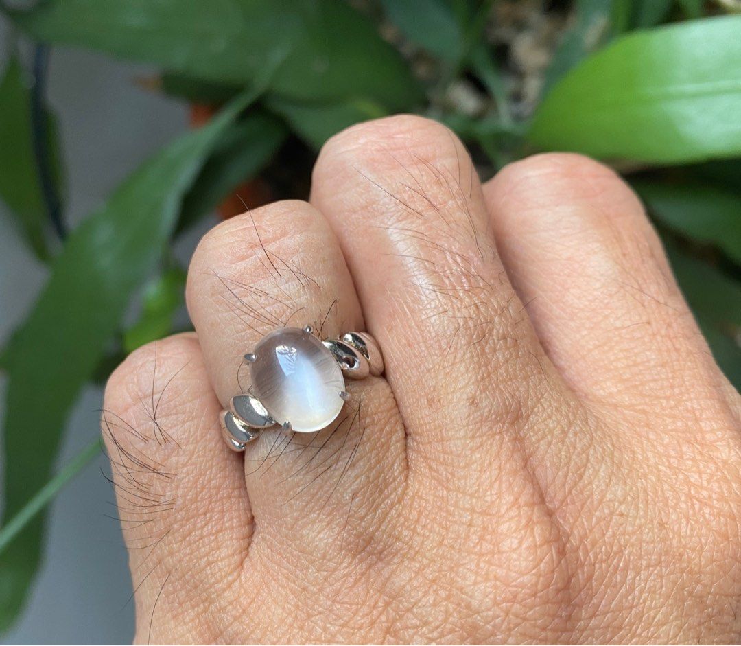 Cat's eye moonstone ring sales